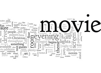 A Night at the Drive In Birthday Party