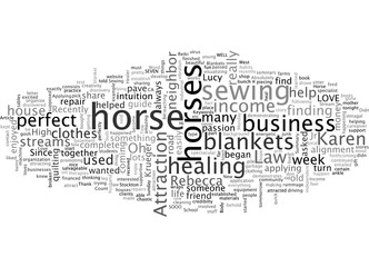 A New Stream Of Income For A Horse Healer