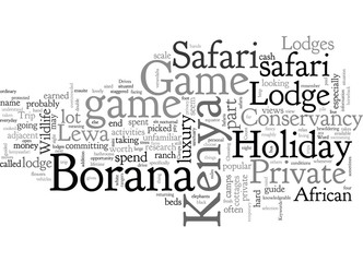 A Kenya Safari Holiday At A Private Game Lodge Next To The Lewa Conservancy