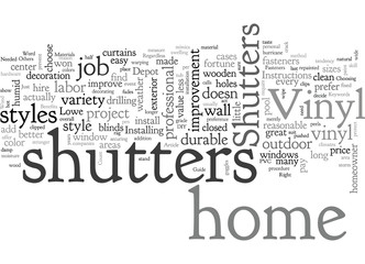 A Guide To Vinyl Shutters