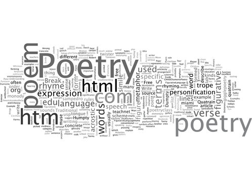 A Guide To Poetry Styles Terms