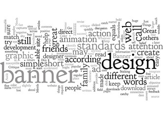 A Great Banner Only Needs Simple Things