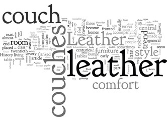 A Brief History Of Leather Couches