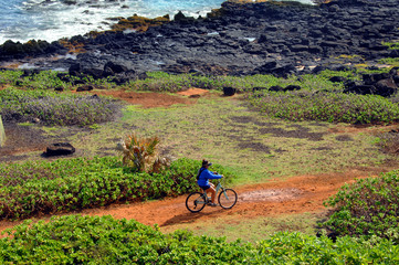 Biking Kauai