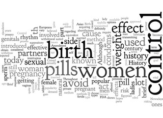 Fototapeta premium A Brief History of Birth Control
