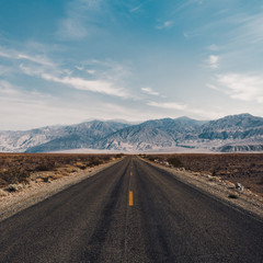open road in the desert