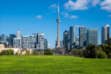 Zelfklevend Fotobehang Toronto skyline op het westen overdag © Alice Wonderland