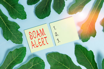 Word writing text Scam Alert. Business photo showcasing unsolicited email that claims the prospect...