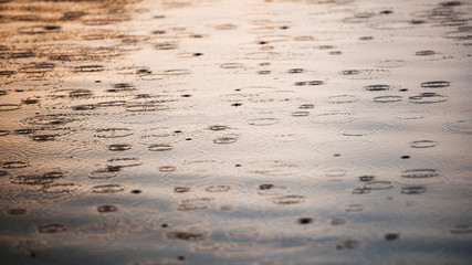 water on beach