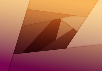 abstract pink gold line art background