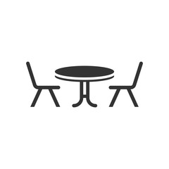 Coffee Table icon vector simbol illustration EPS 10