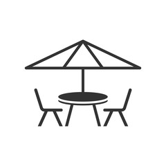 Coffee Table icon vector simbol illustration EPS 10