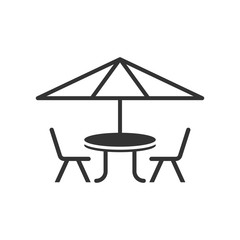 Coffee Table icon vector simbol illustration EPS 10