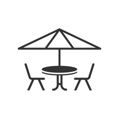 Coffee Table icon vector simbol illustration EPS 10