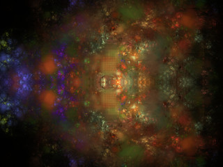 Imaginatory fractal background Image