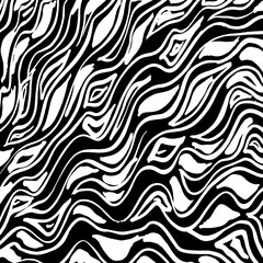 Brush texture pattern. Grunge vector.