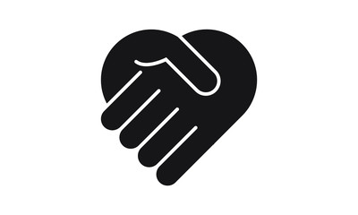 handshake love icon