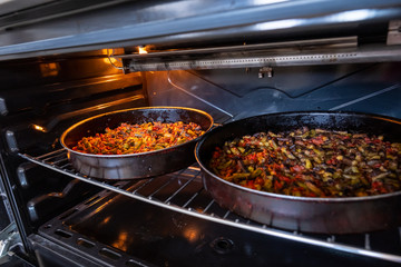 Okra after being cooked in arabic house