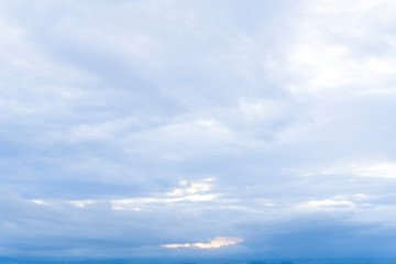 Fototapeta premium Blue sky with white clouds.