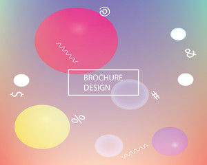 Inspiring colorful modern background.