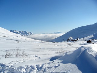 Snowy Mountains Alaska