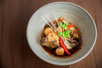 soup with meat and vegetables