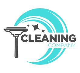 Window cleaning tool, clean service isolated icon - obrazy, fototapety, plakaty