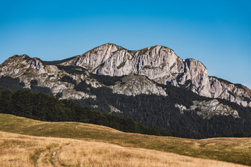 landscape of mountains in Bosnia 