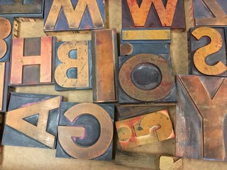 Woodtype Letters