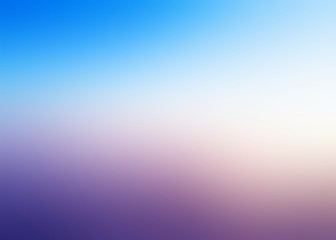 Lavender field and blue sky defocus abstract background. Simple blurred pattern. Outdoor fantasy illustration.