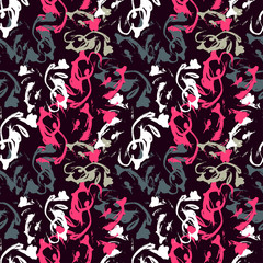 Graffiti abstract seamless pattern grunge effect vector illustration