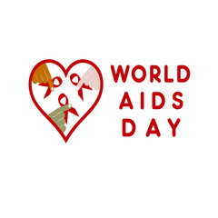 WORLD AIDS DAY VECTOR