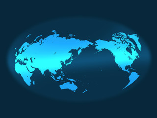 Fototapeta na wymiar 世界地図　日本地図　地図　グローバル　ビジネス背景　地球