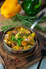 beef stew with potatoes and carrots