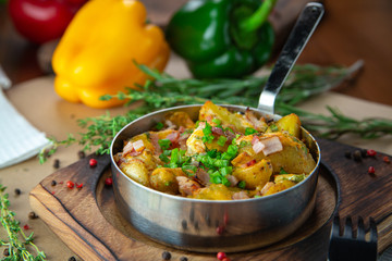 beef stew with potatoes and carrots