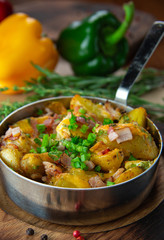 beef stew with potatoes and carrots
