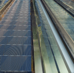 Fototapeta premium escalator can never break, it can only become stairs