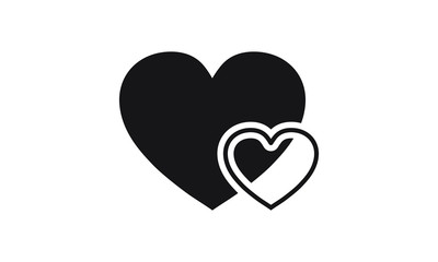 heart symbol vector illustration