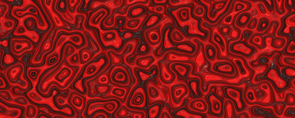 Wavy abstract red black background