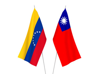 Taiwan and Venezuela flags