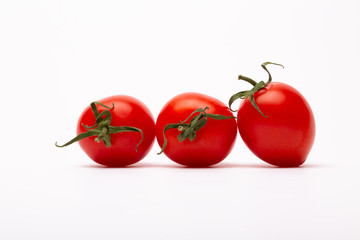 tomatoes isolated on white background