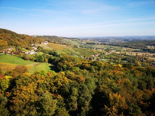 S&uuml;doststeiermark Panorama im Herbst