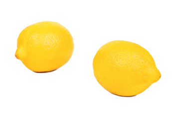 Two lemon fruits