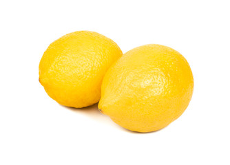 Two lemon fruits