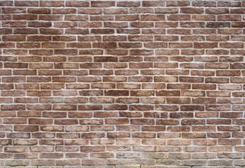 old red brick wall texture background