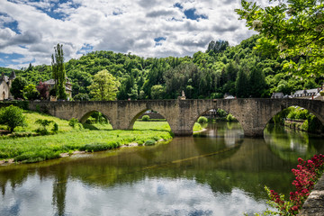 Estaing, Aveyron, Occitanie, France.