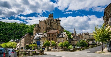 Estaing, Aveyron, Occitanie, France.