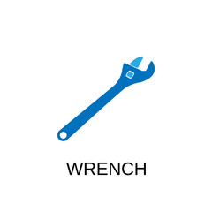 Wrench icon. Wrench concept symbol design. Stock - Vector illustration can be used for web.