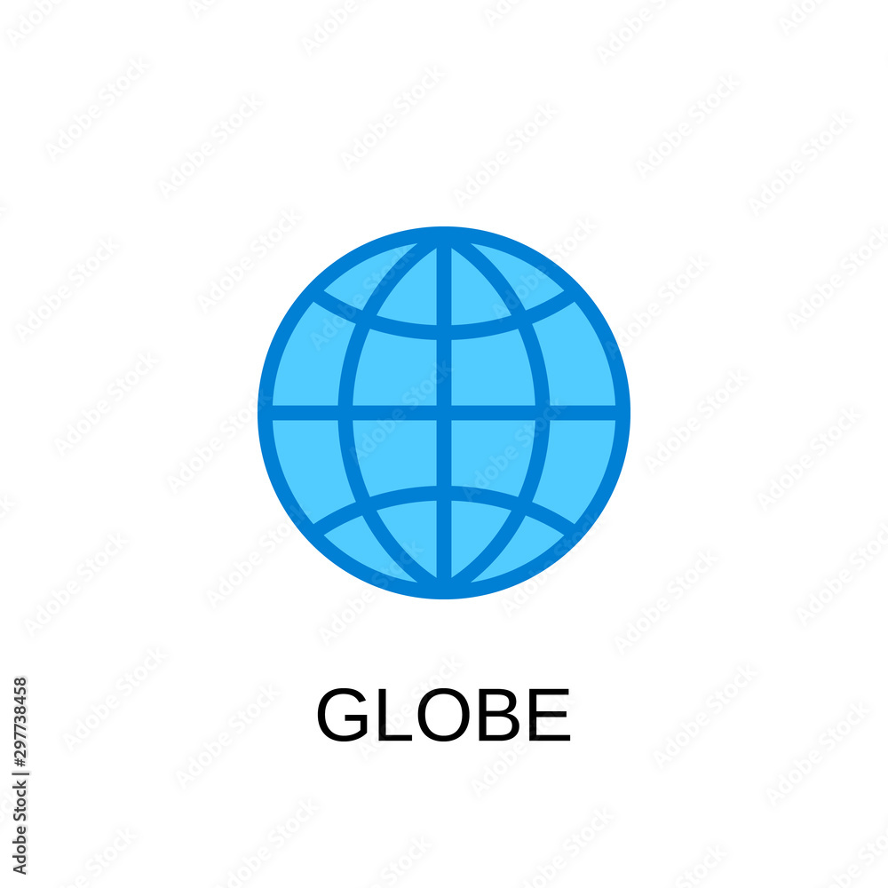 Poster globe icon. globe concept symbol design. stock - vector illustration can be used for web.
