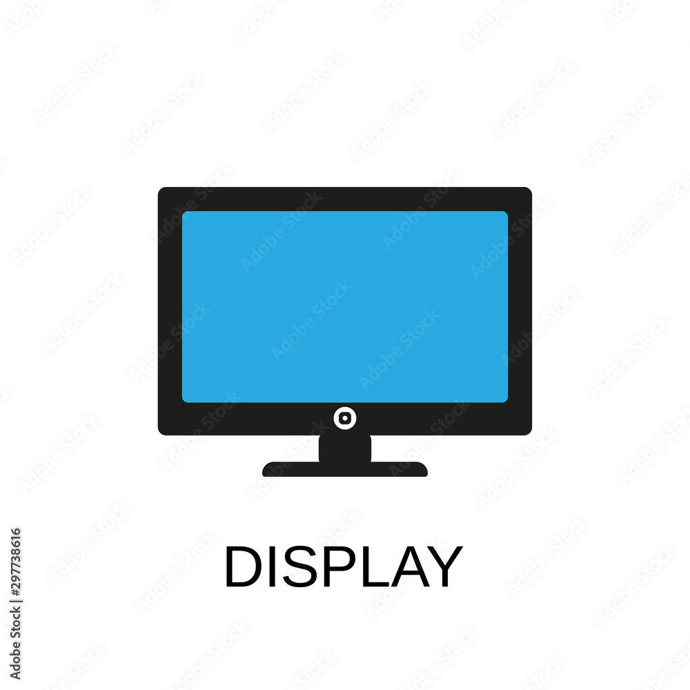 Poster display icon. display concept symbol design. stock - vector illustration can be used for web.